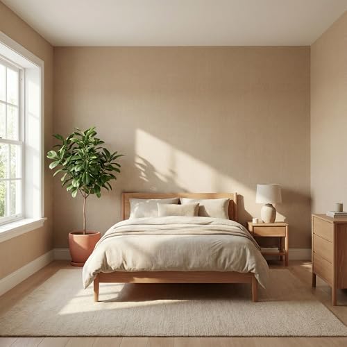 Grasscloth Peel and Stick Wallpaper 15.7in x 787.4in (15.7" x 787.4" / Khaki)