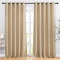 Blackout Draperies Curtains Panels (Biscotti Beige / 66"W x 90"L (Pack of 2))