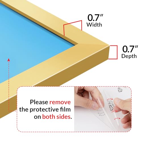 24x32 Picture Frame for Wall Display (Gold / 24x32)
