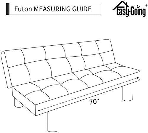 Reversible Couch Cover (Cyan/Ivory / Large Futon)