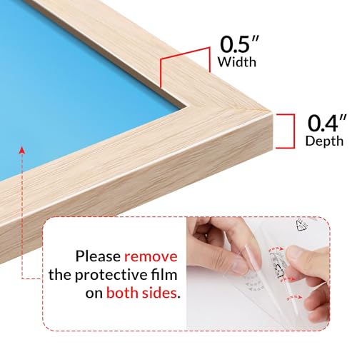 20x30 Picture Frame for Wall Display (Oak / 20x30)