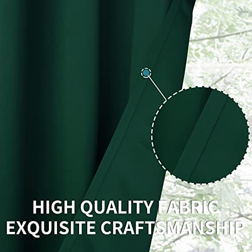 Blackout Curtains (Emerald Green / 52"W x 45"L (Pack of 2))
