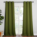 Patio Glass Door Panels (Olive / 42"W x 95"L (Pack of 2))
