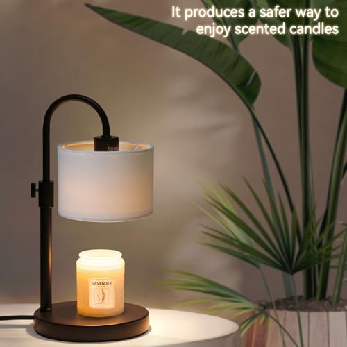 Candle Warmer Lamp with Timer (White)