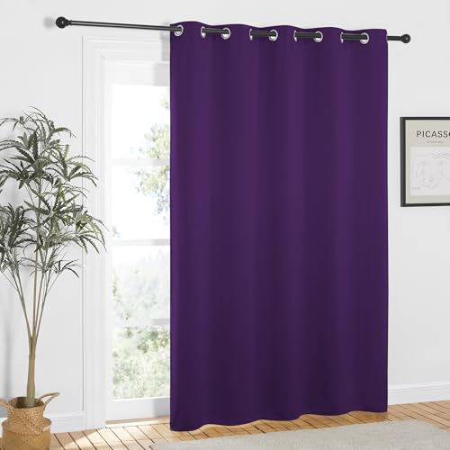 Royal Purple Blackout Curtains 84 inch Length (Royal Purple / 66"W x 84"L (Pack of 1))
