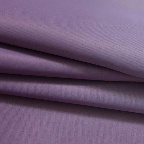 Ombre Curtains Purple and Greyish White for Living Room (52"W x 72"L (Pack of 2) / Purple)