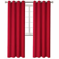 Red Blackout Curtains for Living Room 95 Inch Long (Red / 52"W x 95"L (Pack of 2))