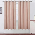 Blackout Curtains 66 x 72 Inch Long Blush Curtains Set of 2 Panels Room Darkening Curtains for Bedroom and Living Room (Blush / 66"W x 72"L (Pack of 2))