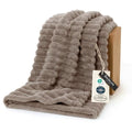 Soft Twin Blanket for Bed Decor Gifts Light Brown 60"x80" (Light Brown / Twin)