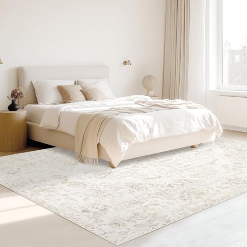 5x7 Area Rugs for Living Room (Boho Beige / 5' X 7' (Rectangular))