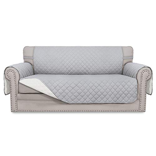 Reversible Couch Cover (Light Gray/Ivory / Medium-XL Loveseat)