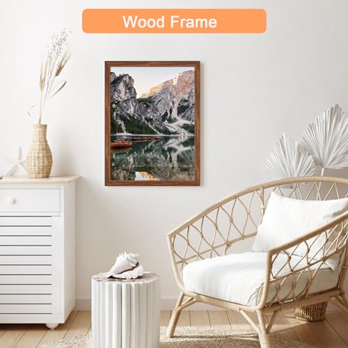 13x17 Wood Frame Brown (Brown / 13x17)