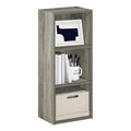 LUDER Book Shelf (French Oak / 3-Tier Cube)