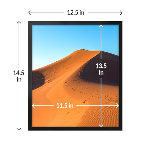 12x14 Picture Frame for Wall Display (Black / 12x14)