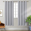 Light Grey Room Darkening Curtains 69 Inch for Bedroom (Light Grey / 55"W x 69"L (Pack of 2))