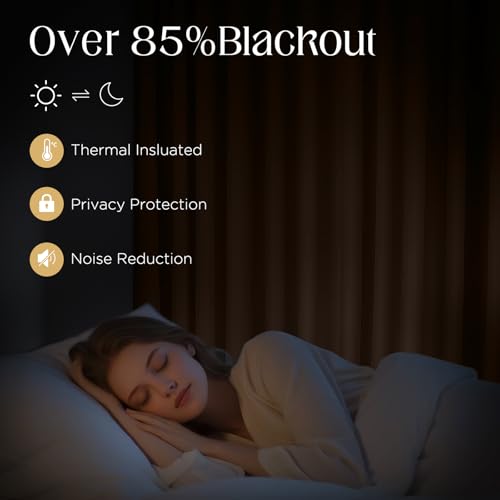Royal Blue Blackout Curtains 84 inch Length 2 Panels Set (Royal Blue / 52"W x 84"L (Pack of 2))