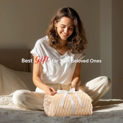 Blush Sand Twin Blanket for Couch (Blush Sand / Twin(60"x80"))