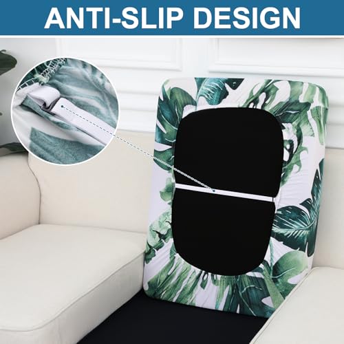 Printed Couch Cushion Covers (Green / Seat Medium)