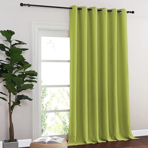 Blackout Curtains & Drapes (Fresh Green / 80"W x 144"L (Pack of 1))