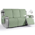 Waterproof Recliner Couch Covers Washable (Light Green / 3 Seater)
