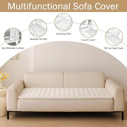 Couch Cover for Dogs (White / 27.6"x59")