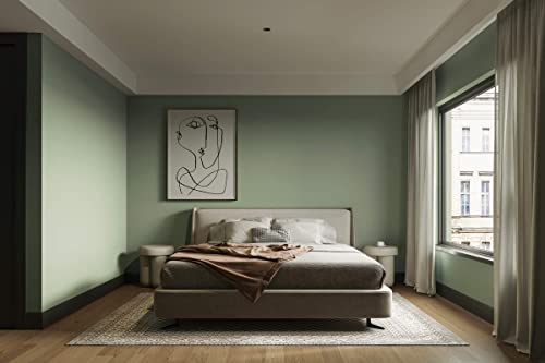 78.7''x17.3'' Green Skin Peel and Stick Wallpaper Contact Paper Modern Self Adhesive Wall Paper Removable Renter Friendly Textured Solid Color Vinyl Roll (Light Green Skin / 17.3" x 78.7")