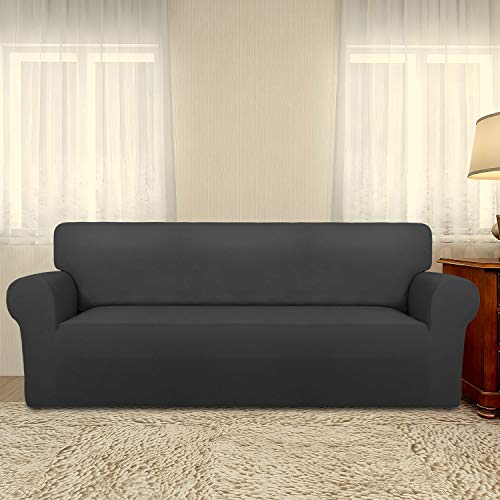 Stretch Couch Covers for Sofa Large Sofa Slipcovers Dark Gray (Large Sofa / Dark Gray)