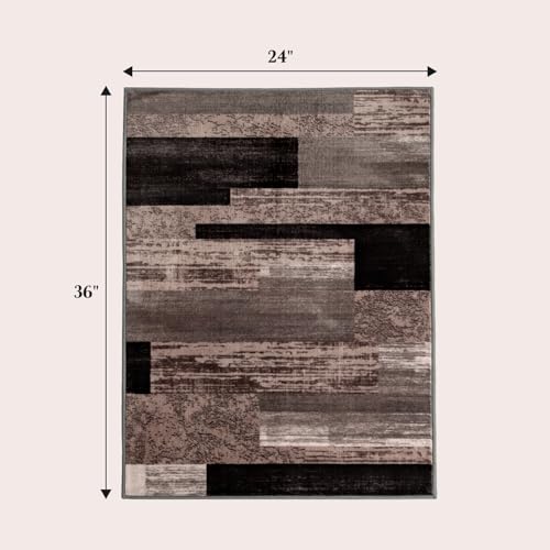 2x3 Washable Entryway Rug (Chocolate / 2' x 3' (Rectangular))