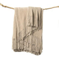 Throw Blanket for Couch (D-tan/Beige / 50*60'')