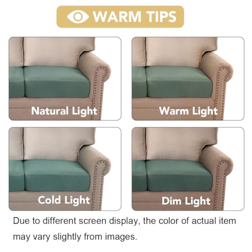 Super Stretch Individual Seat Cushion Covers (Sage / 3 Cushion XL Sofa)