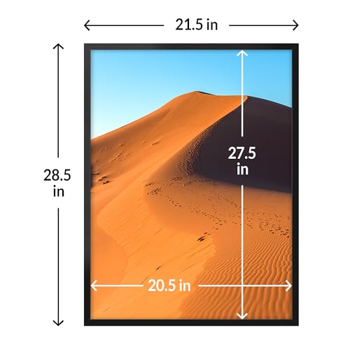 21x28 Picture Frame for Wall Display (Black / 21x28)
