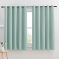 Blackout Curtain Panels for Bedroom (Aqua / 70"W x 63"L (Pack of 2))