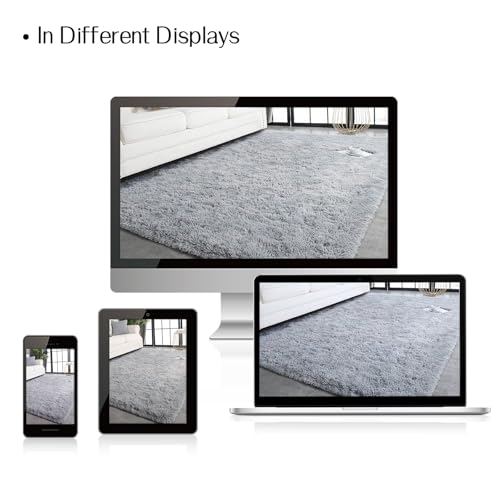 Super Soft Shaggy Rugs Fluffy Carpets (8' x 10' (Rectangular) / Grey)