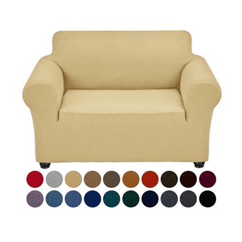 Stretch Chair Couch Cover (Champagne / Small（35" - 55"）)
