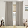 Burlywood Birch Pinch Pleated Linen Curtains 105 Inches Long 2 Panels Set (Burlywood Birch / 40"W x 105"L (Pack of 2))