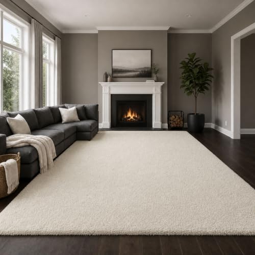 Area Rugs 9x12 Living Room (2- Ivory / 9' x 12' (Rectangular))