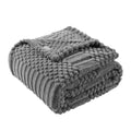Grey Throw Blanket (Grey / Throw(50x60))