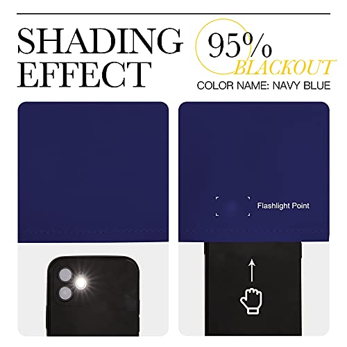 2 Panels Blackout Curtains (Royal Blue / 42"W x 30"L (Pack of 2))