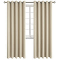 Beige Room Darkening Curtains 84 Inch for Living Room (Beige / 70"W x 84"L (Pack of 2))