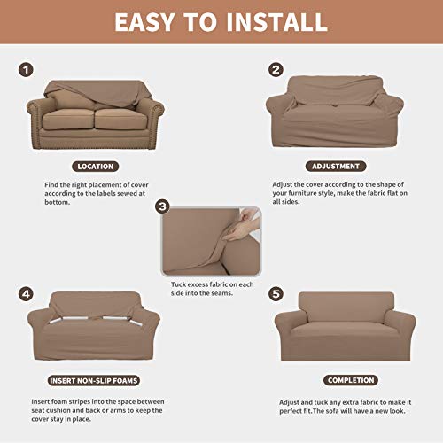 100% Waterproof Chair Couch Cover (Camel / Chair)