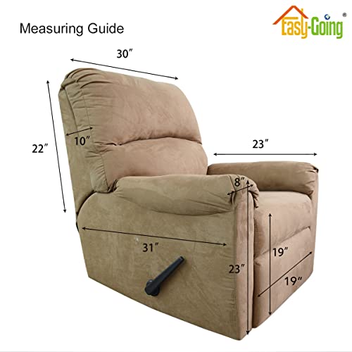 Reversible Couch Cover (Beige/Beige / Small Recliner)