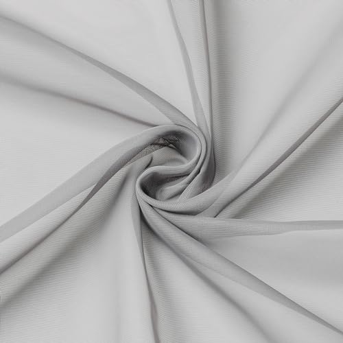 Extra Long Cream Sheer Curtains 108 Inches Long 2 Panels (Cream / 59"W x 108"L (Pack of 2))