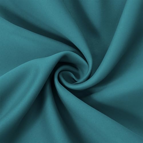 Sea Teal Thermal Blackout Curtains (Sea Teal / 38"W x 84"L (Pack of 2))