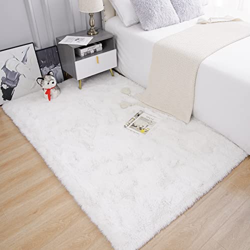 Soft Area Rugs for Bedroom Living Room Plush Fluffy Rug 9x12 (Cream / 9' x 12' (Rectangular))