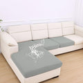 Waterproof Couch Cushion Covers for Pets (Light Grey / 1 Chaise+2 Seater)