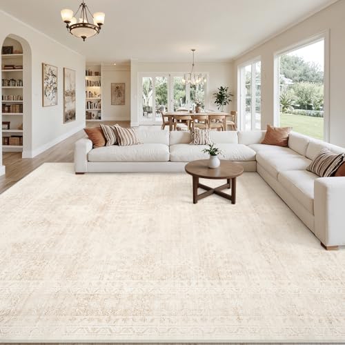 8x10 Area Rugs Living Room (Beige / 8' x 10' (Rectangular))