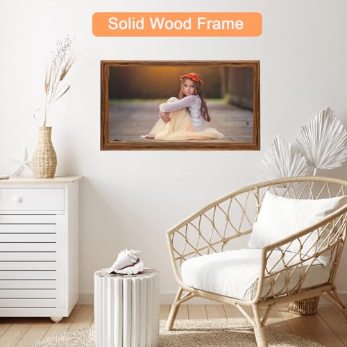 11x22 Wood Frame Brown (Brown / 11x22)
