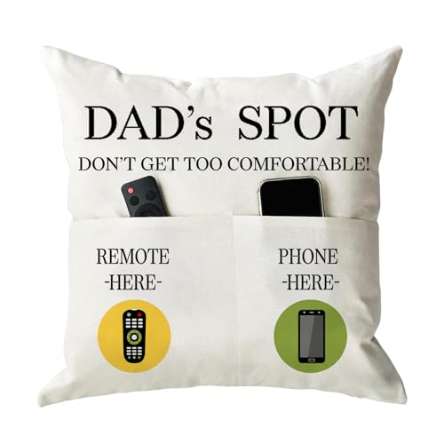 Father's Day Throw Pillow Case (Dad 2-pocket)