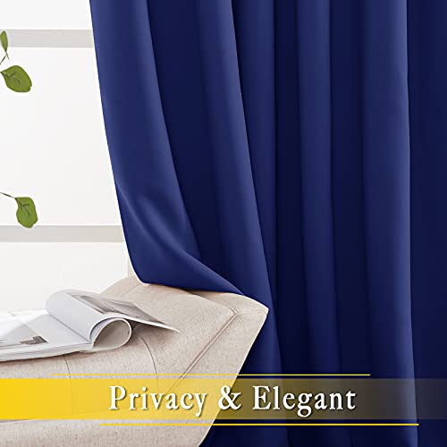 Sliding Glass Door Curtain Panel (Dark Blue / 80"W x 84"L (Pack of 1))