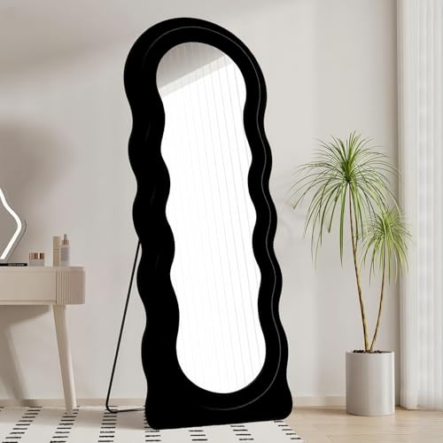 Full Length Mirror (Black / 63"L x 24"W)